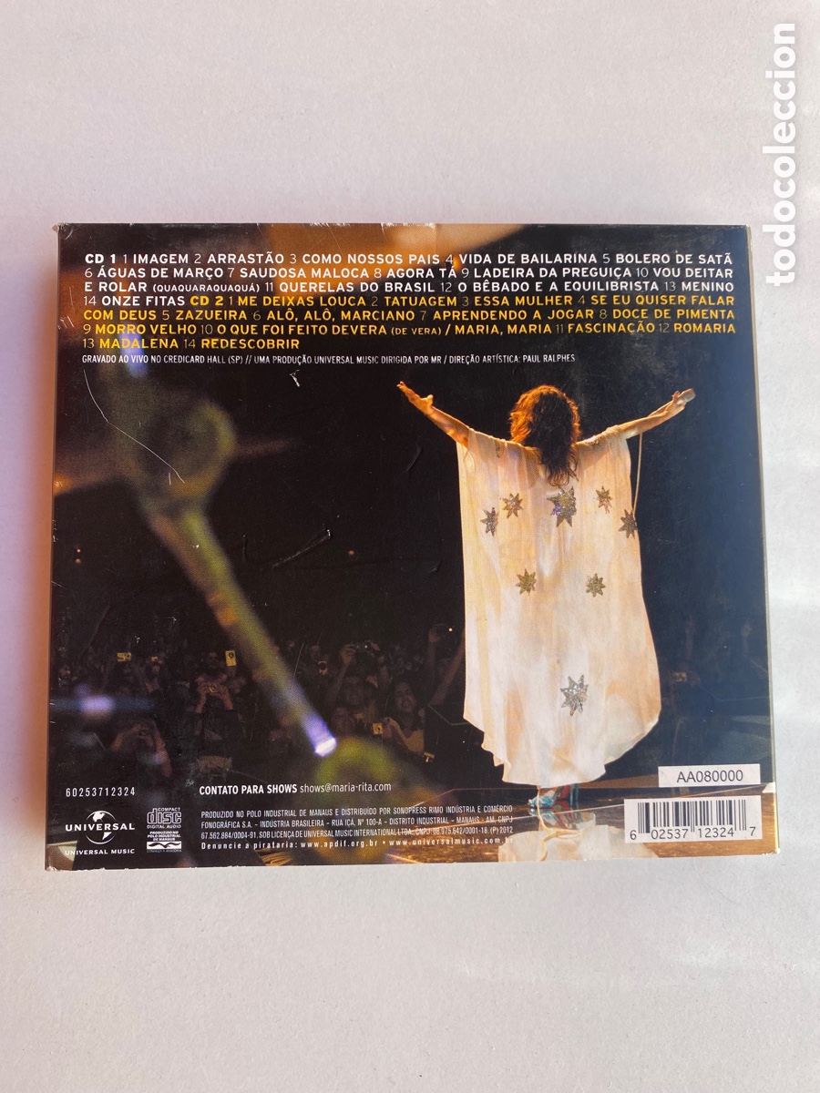CDs de m&uacute;sica: MARIA RITA-REDESCOBRIR-2 CD BRASIL - Foto 2