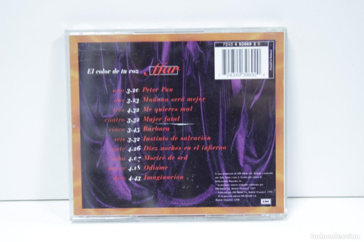 CDs de m&uacute;sica: DISCO CD. Mar &ndash; El Color De Tu Voz. COMPACT DISC. - Foto 2