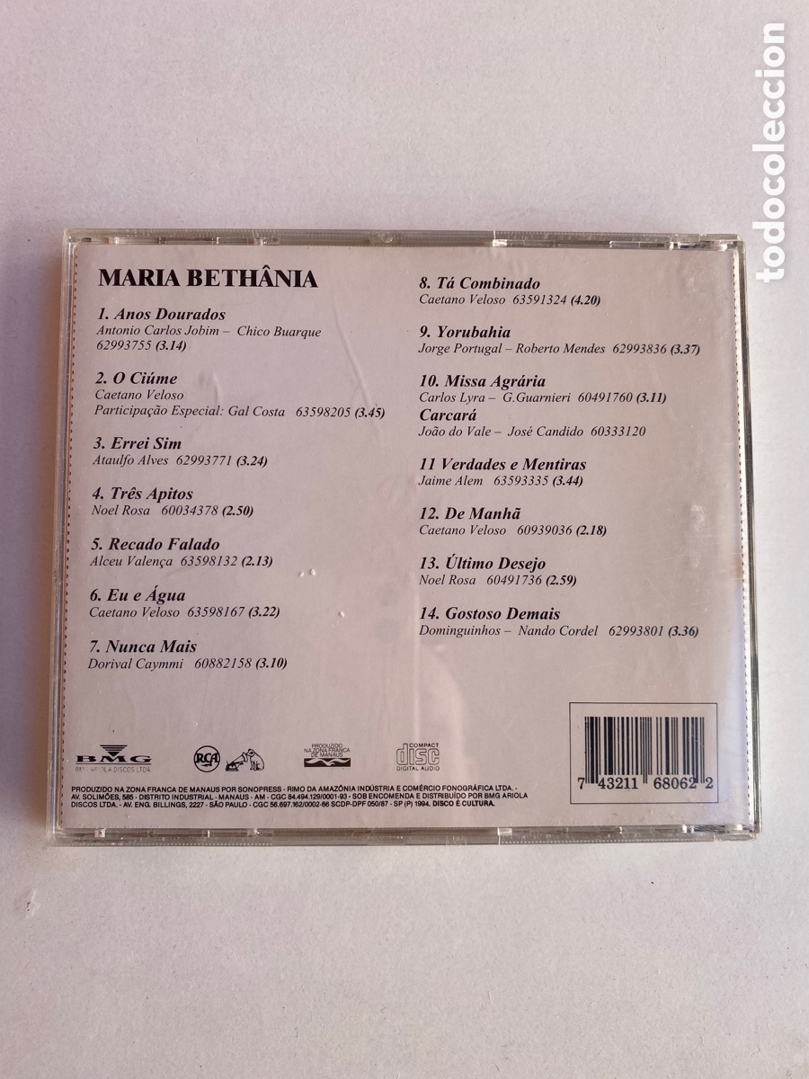 CDs de m&uacute;sica: MARIA BETHANIA-ACERVO SPECIAL-BRASIL - Foto 2