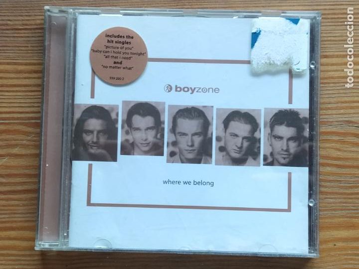 CDs de m&uacute;sica: CD BOYZONE - WHERE WE BELONG (5U) - Foto 1
