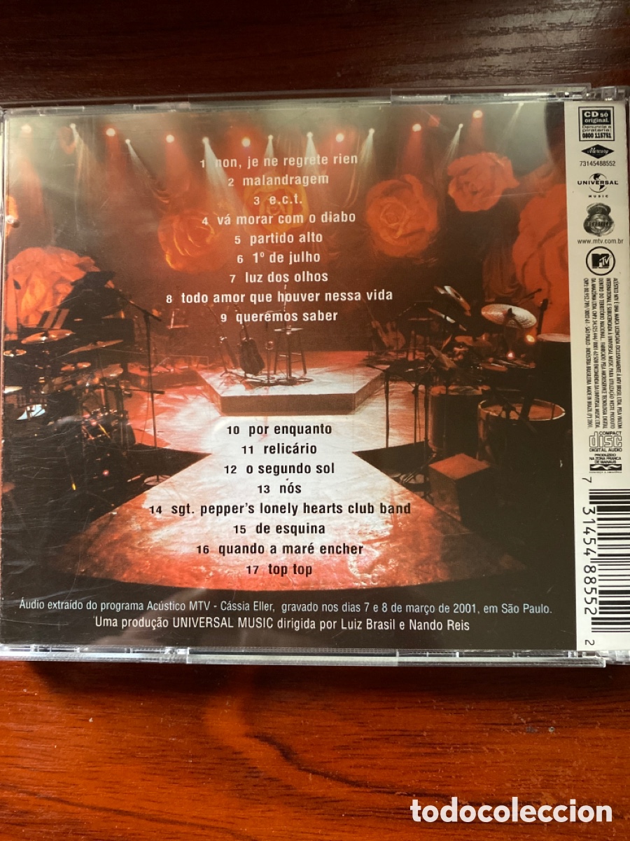CDs de m&uacute;sica: CASSIA ELLER-ACUSTICO-BRASIL - Foto 2