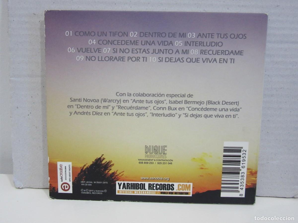 CDs de m&uacute;sica: Zenobia - Baladas - CD - Digipak - 2015 - Foto 2