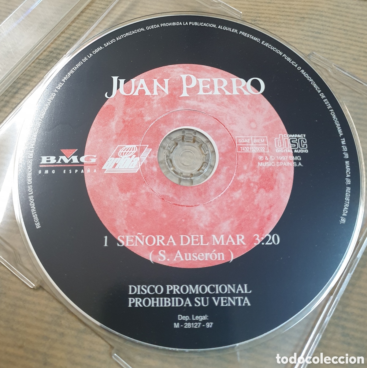 CDs de m&uacute;sica: Juan Perro - se&ntilde;ora del mar. Cd single - Foto 1