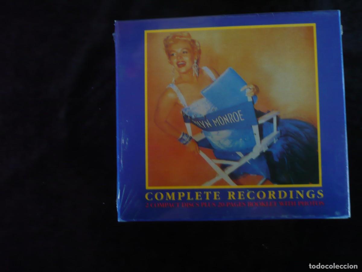 CDs de m&uacute;sica: marilyn monroe - complete recordings - 2 cd + librito - cd nuevo precintado - Foto 1