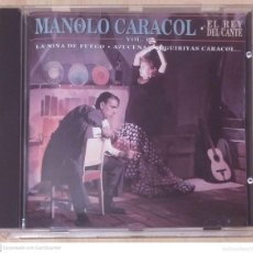 CDs de Música: MANOLO CARACOL (EL REY DEL CANTE VOL. 1) CD 1994. Lote 374676659