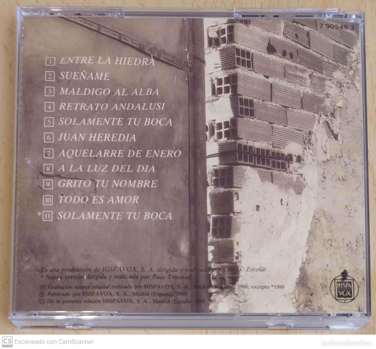 CDs de m&uacute;sica: PACO ORTEGA & ISABEL MONTERO - CD 1989 - Foto 2