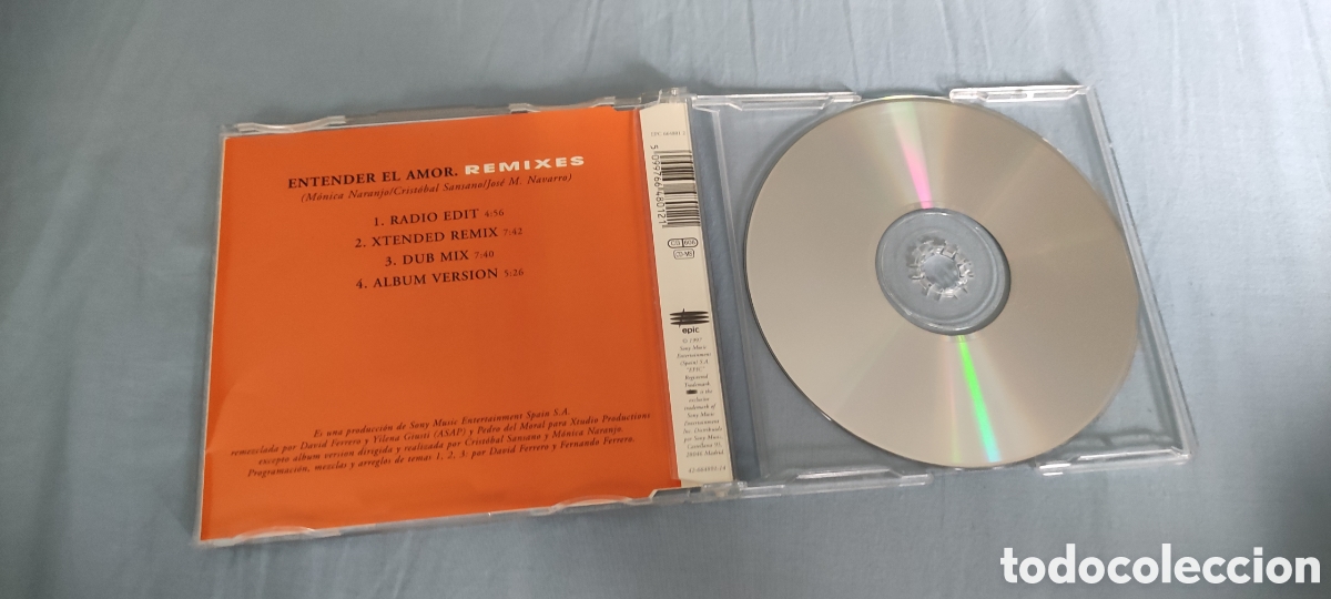 CDs de m&uacute;sica: M&oacute;nica Naranjo single Entender el amor - Foto 2