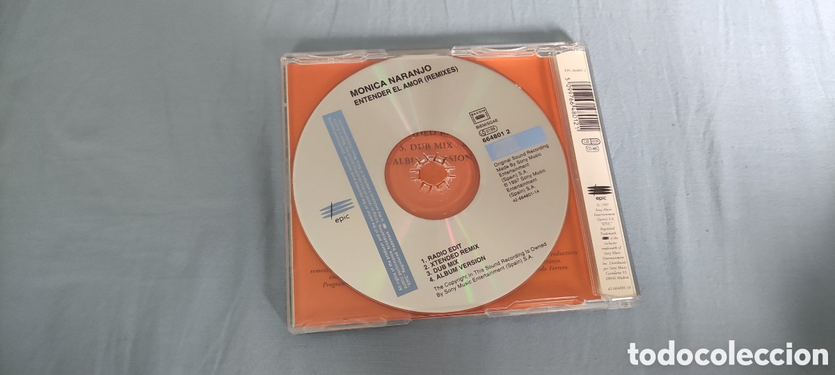 CDs de m&uacute;sica: M&oacute;nica Naranjo single Entender el amor - Foto 3