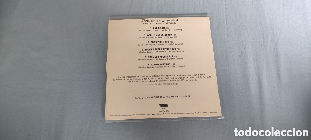CDs de m&uacute;sica: M&oacute;nica Naranjo - Pantera en libertad - Foto 2