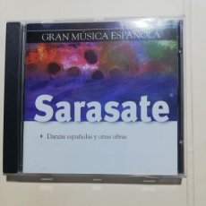 CDs de Música: SARASATE DANZAS ESPAÑOLAS Y OTRAS OBRAS. Lote 374819134
