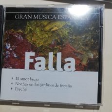 CDs de Música: FALLA EL AMOR BRUJO, NOCHES EN LOS JARDINES DE ESPAÑA Y PYSCHÉ. Lote 374819859