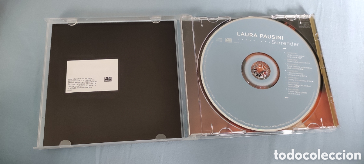 CDs de m&uacute;sica: Laura Pausini - Surrender en caja de pl&aacute;stico - Foto 2