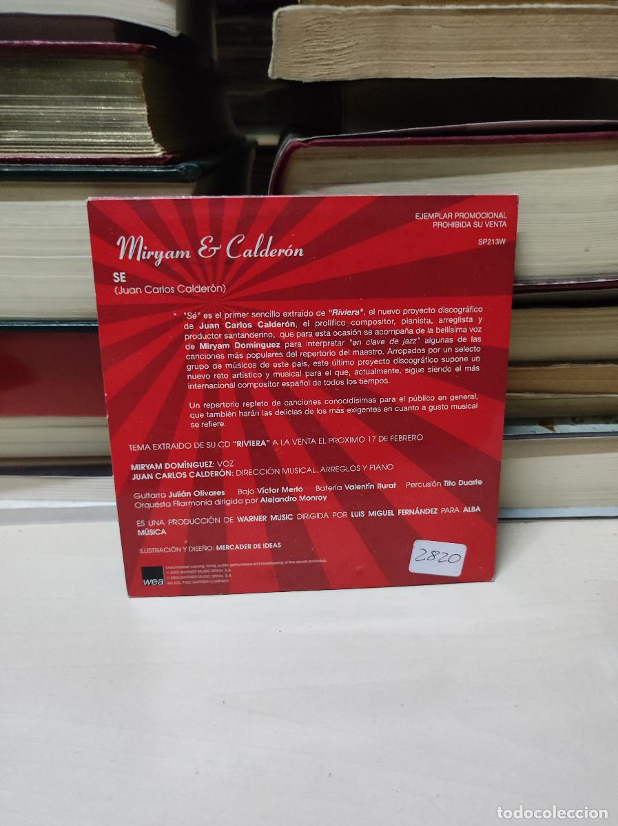 CDs de m&uacute;sica: Miryam & Calder&oacute;n &ndash; S&eacute; - Foto 2