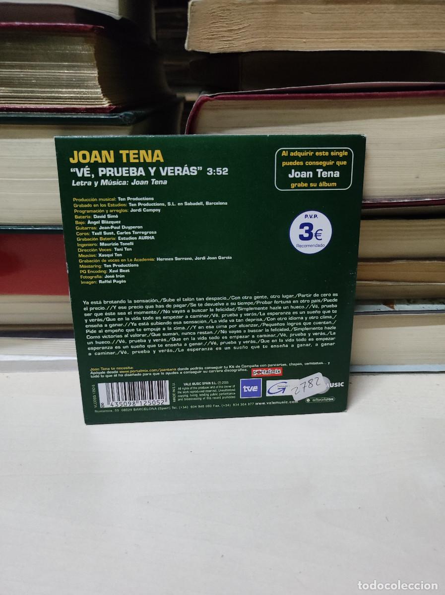 CDs de m&uacute;sica: Joan Tena &ndash; V&eacute;, Prueba Y Ver&aacute;s - Foto 2