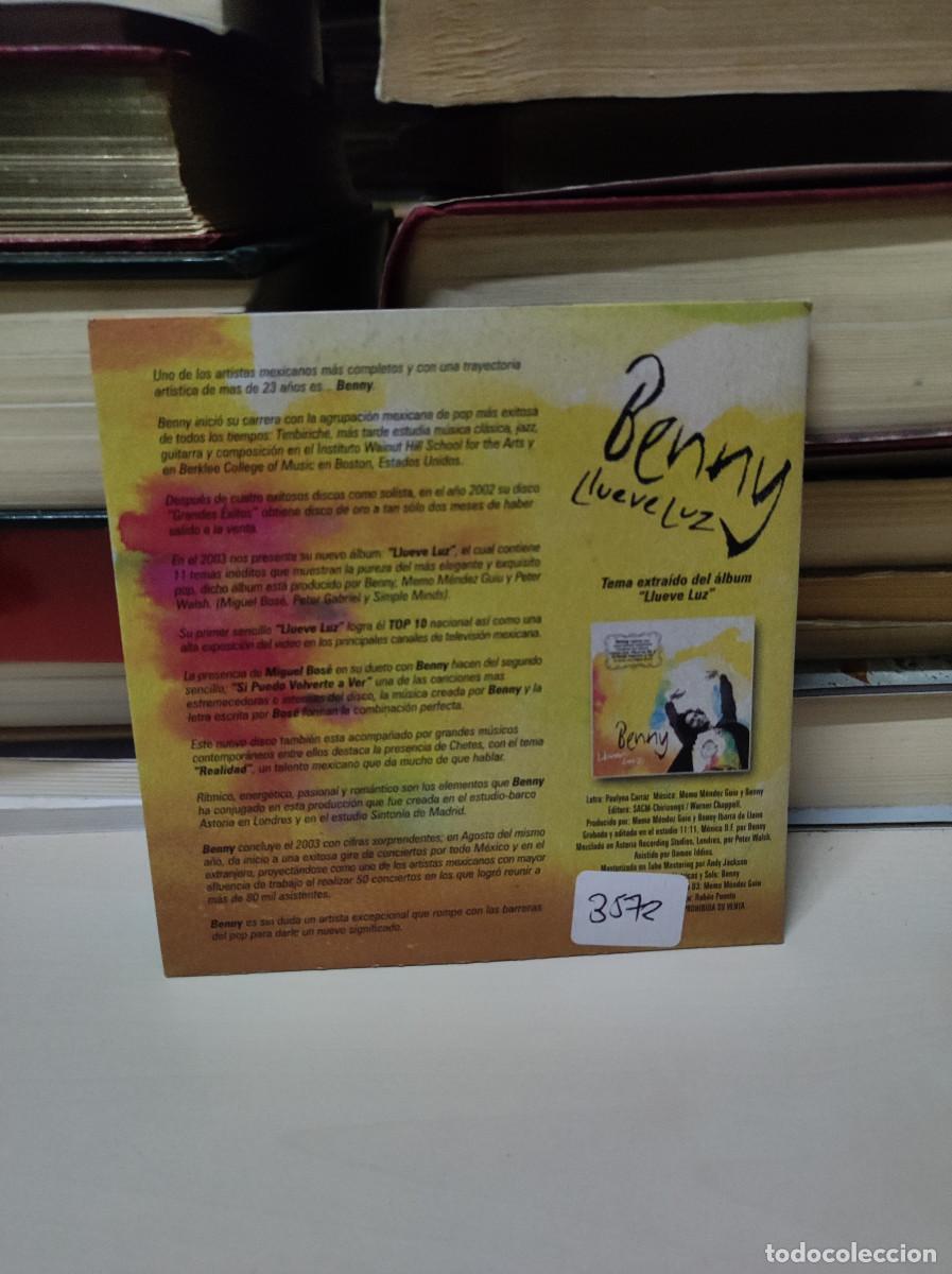 CDs de m&uacute;sica: Benny &ndash; Llueve Luz - Foto 2