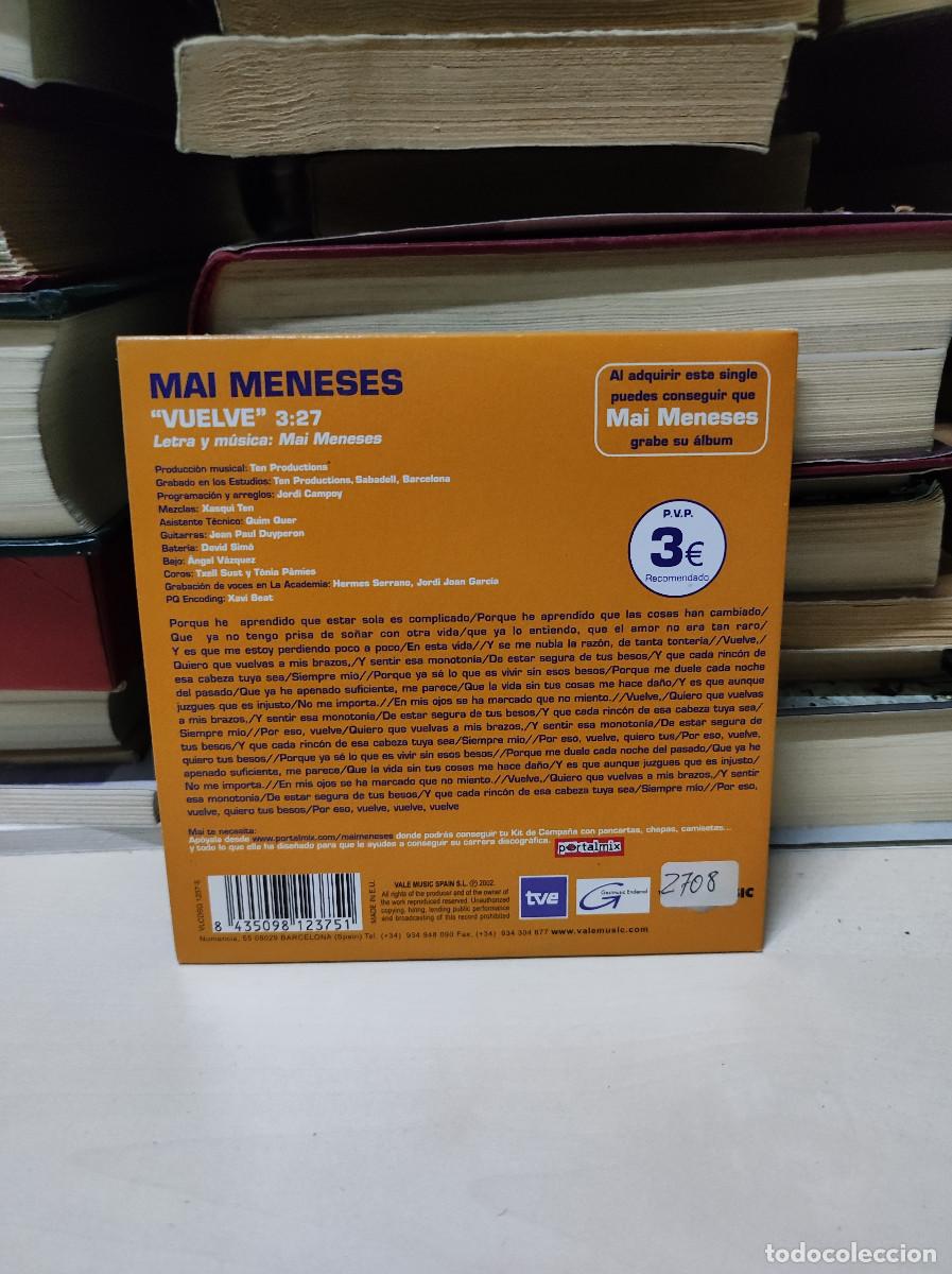 CDs de m&uacute;sica: Mai Meneses &ndash; Vuelve - Foto 2