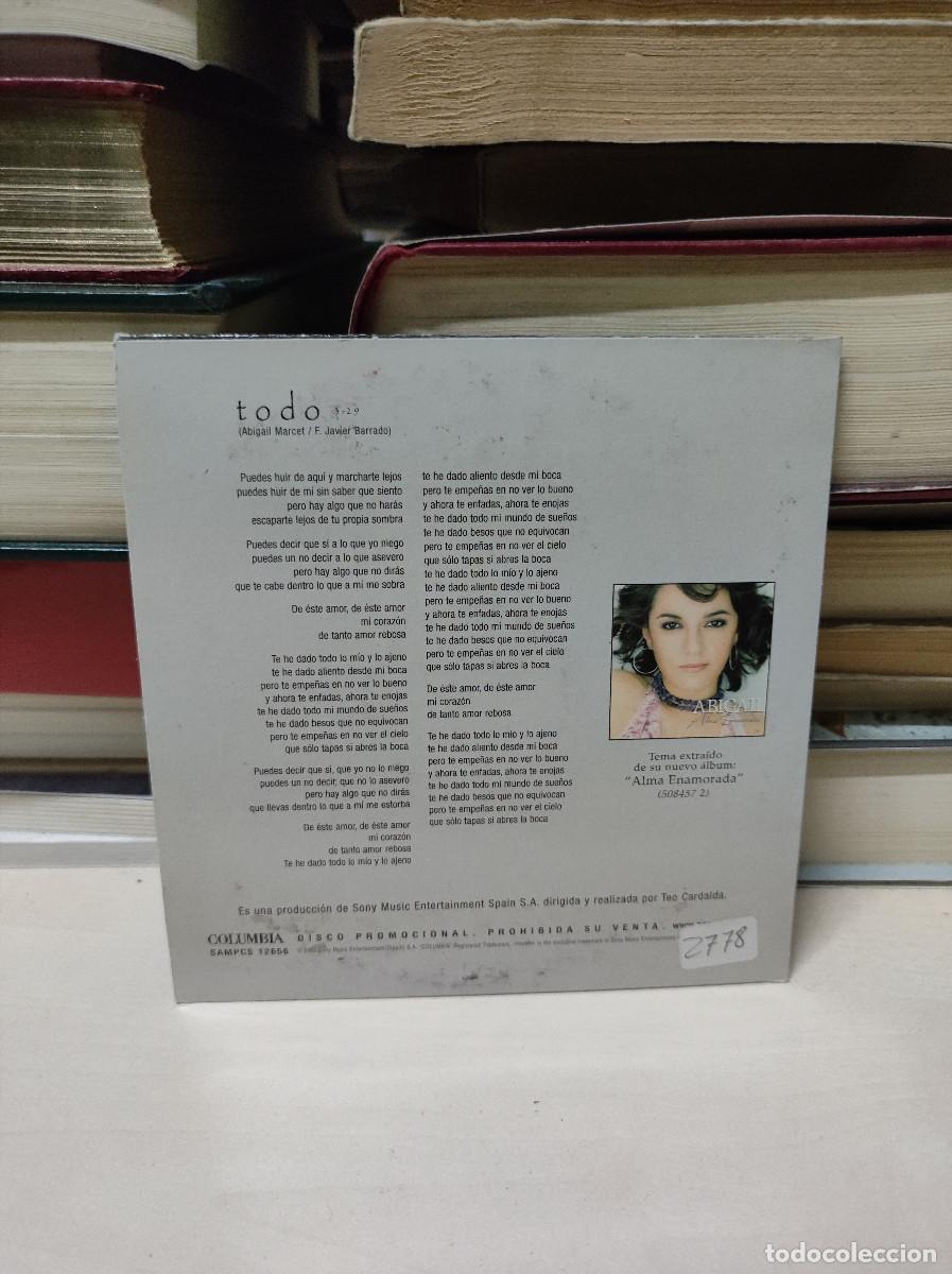 CDs de m&uacute;sica: Abigail &ndash; Todo - Foto 2