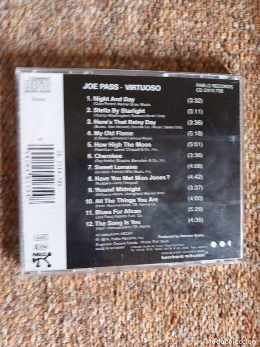 CDs de m&uacute;sica: Joe Pass , Virtuoso , CD Germany, estado impecable. - Foto 2