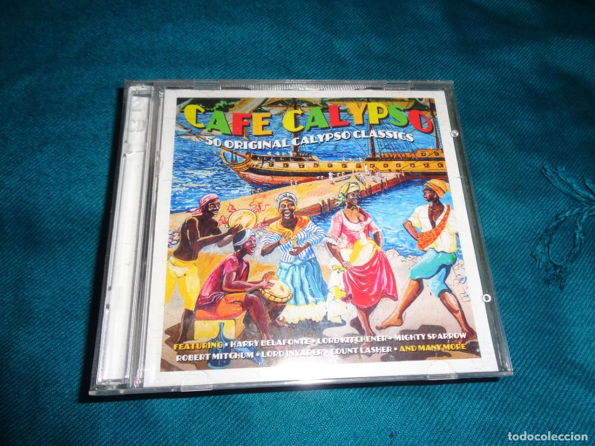 CDs de m&uacute;sica: CAFE CALYPSO. 50 ORIGINAL CALYPSO CLASSICS. 2 CD&acute;S. IMPECABLE(#) - Foto 1