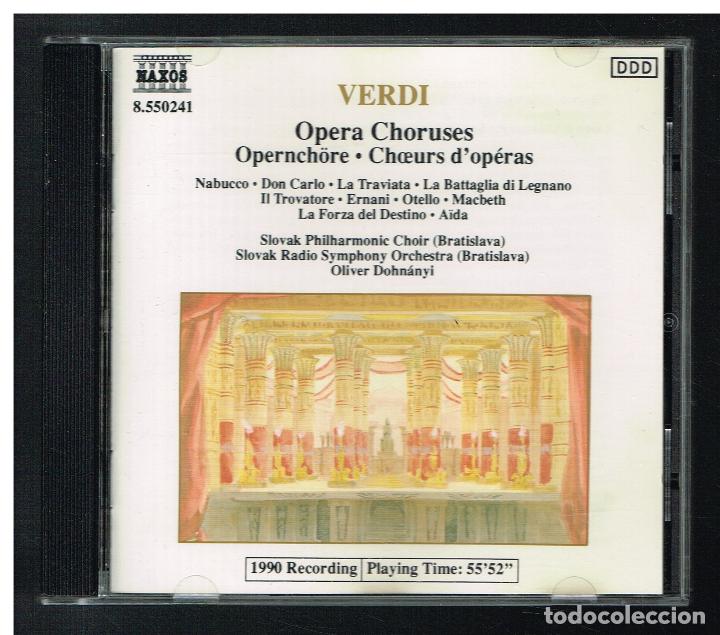 CDs de m&uacute;sica: VERDI - OPERA CHORUSES - CD 1990 - Foto 1