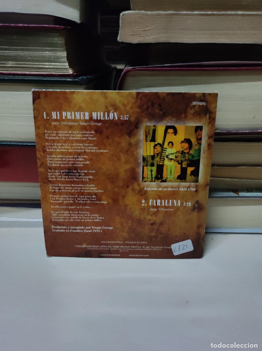 CDs de m&uacute;sica: Bacilos &ndash; Mi Primer Mill&oacute;n - Foto 2