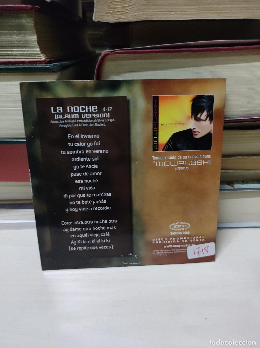 CDs de m&uacute;sica: Elvis Crespo &ndash; La Noche - Foto 2