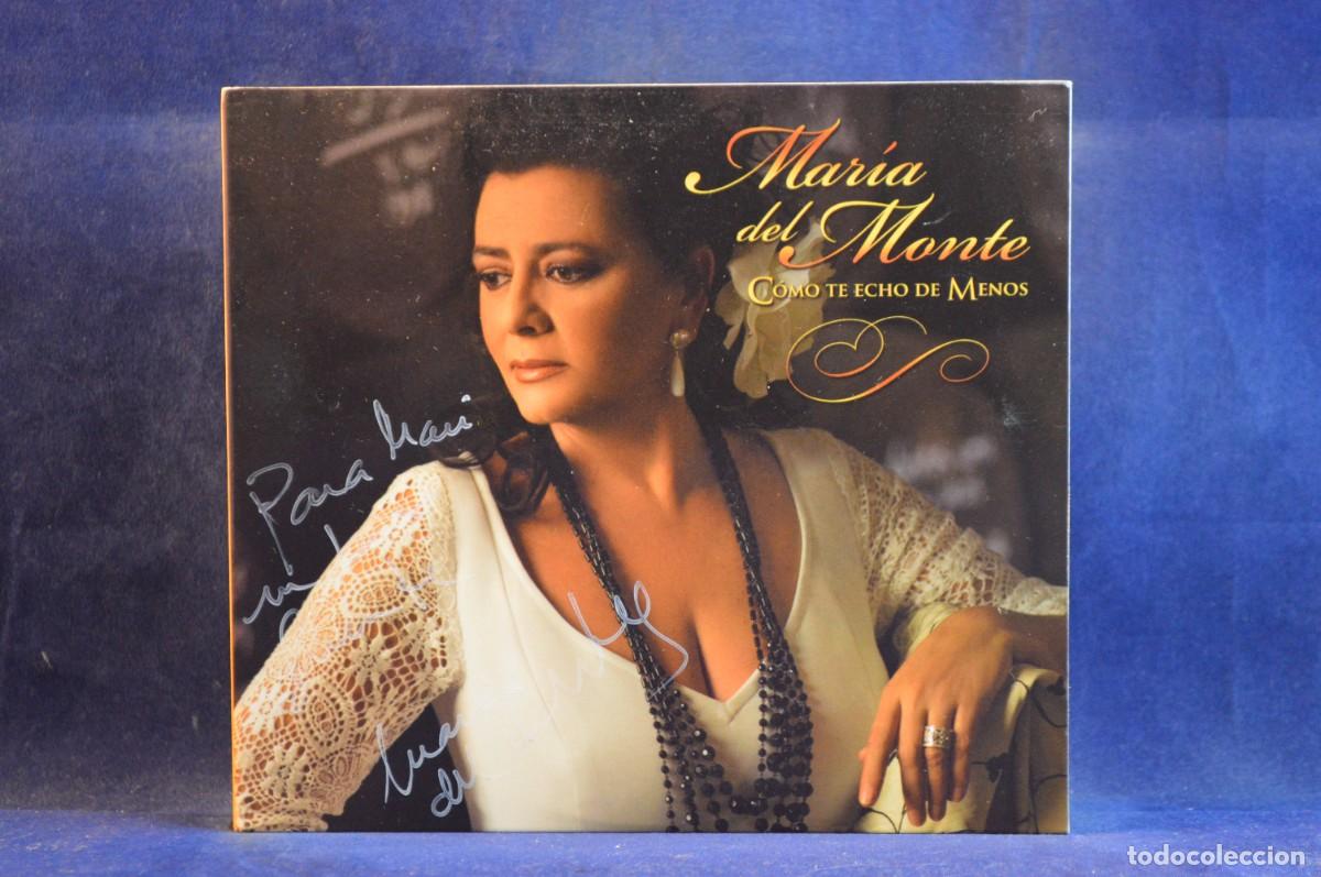 CDs de m&uacute;sica: MAR&Iacute;A DEL MONTE - COMO TE ECHO DE MENO - CD - Foto 1