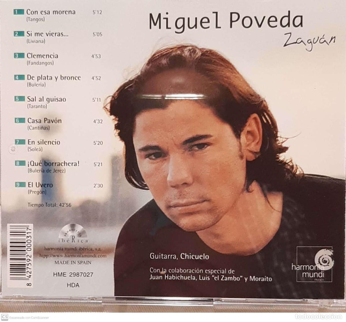 CDs de m&uacute;sica: Miguel Poveda &lrm;&ndash; Zagu&aacute;n - Foto 3