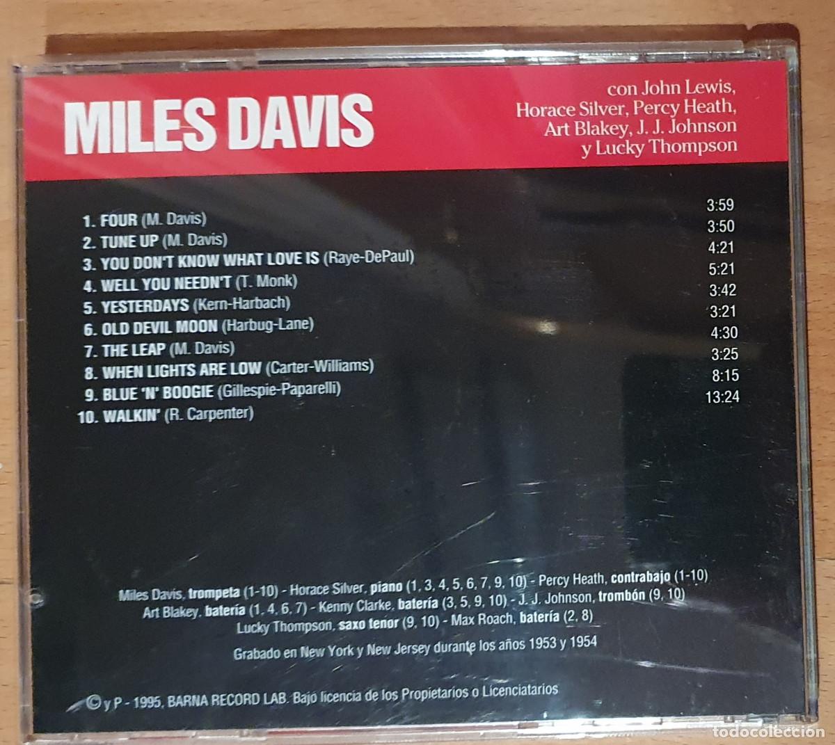 CDs de m&uacute;sica: Miles Davis - Miles Davis CD - Foto 2