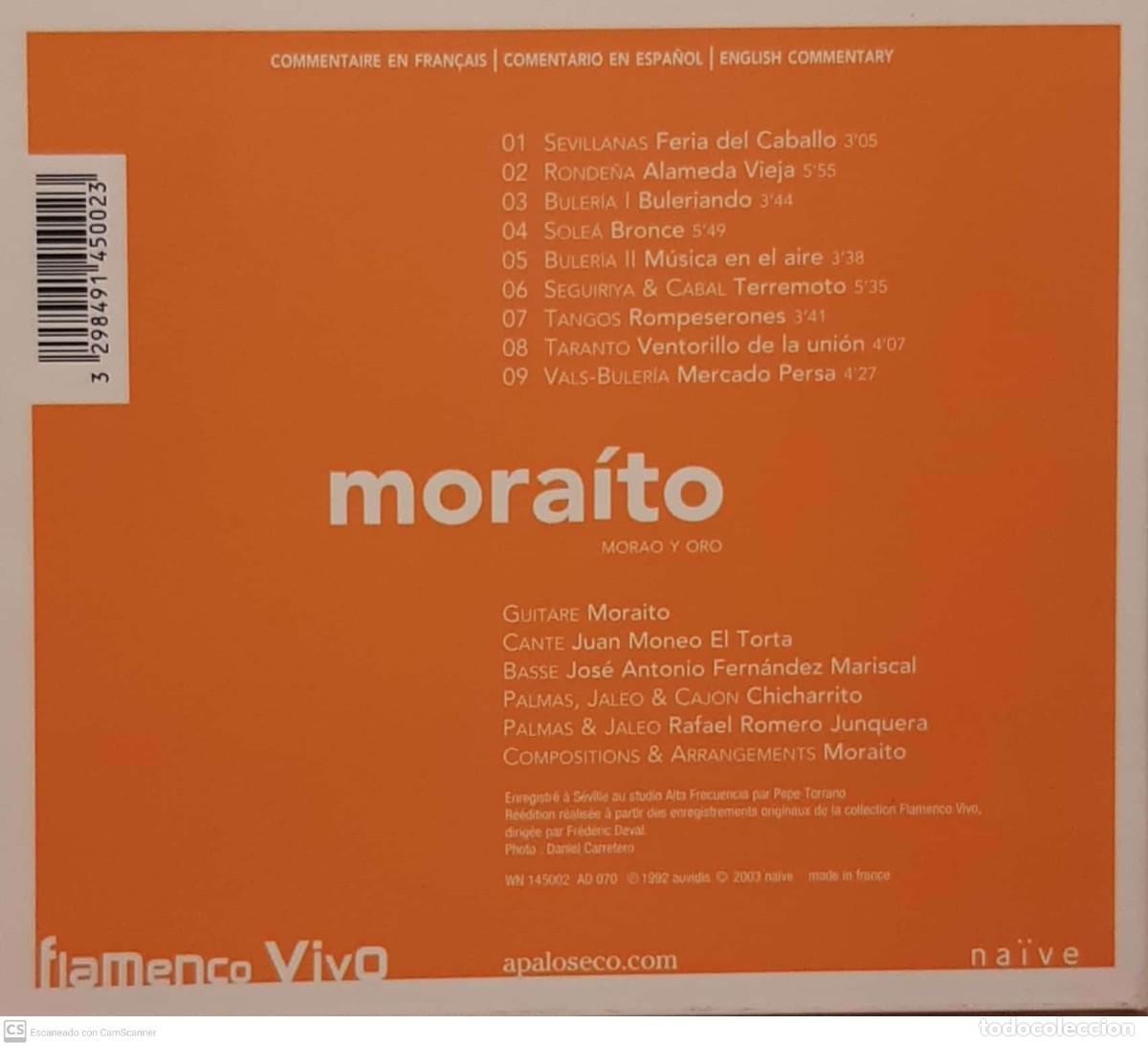 CDs de m&uacute;sica: Mora&iacute;to Chico &lrm;&ndash; Marao Y Oro - Foto 3