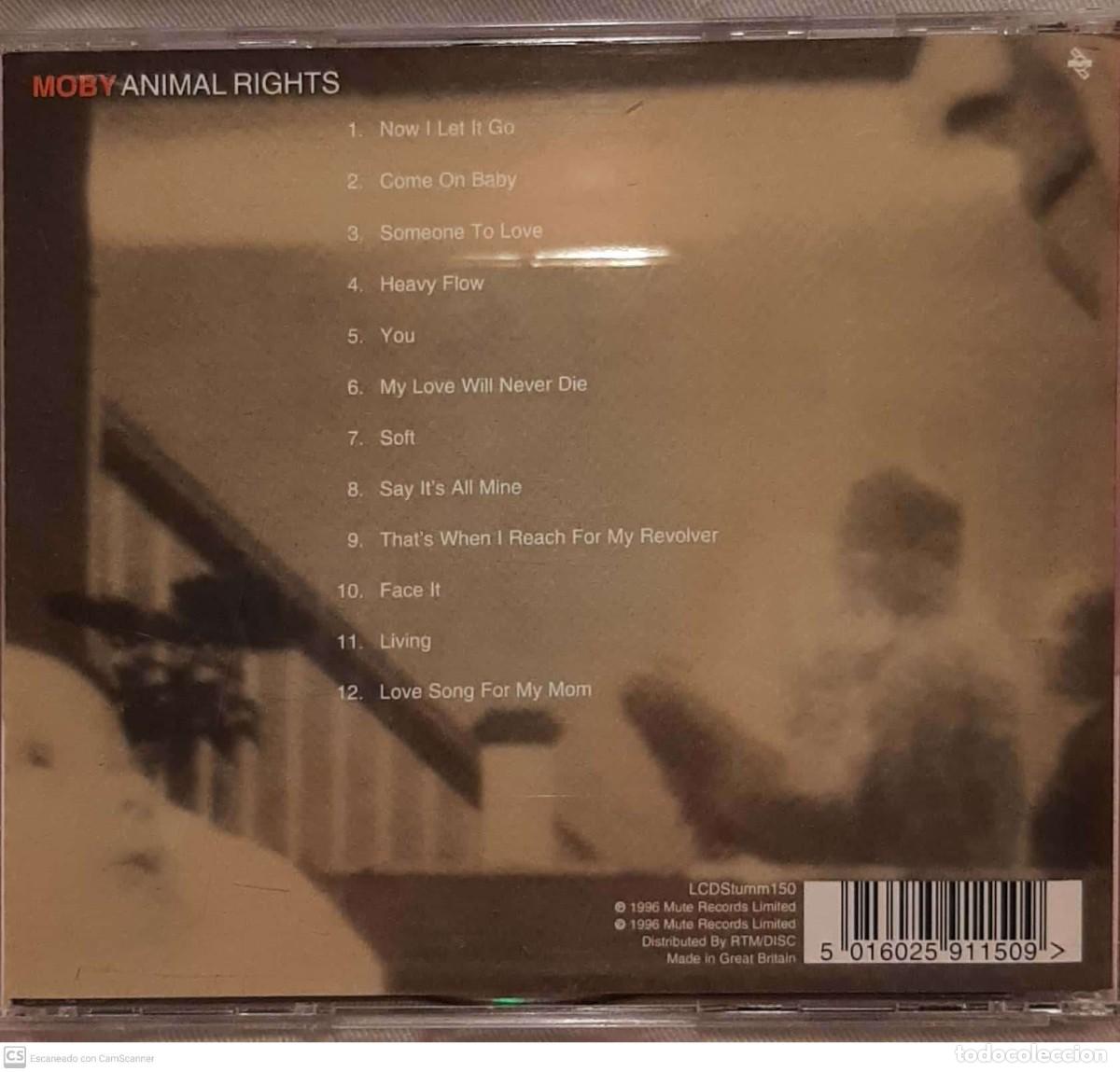 CDs de m&uacute;sica: Moby &lrm;&ndash; Animal Rights - Foto 3