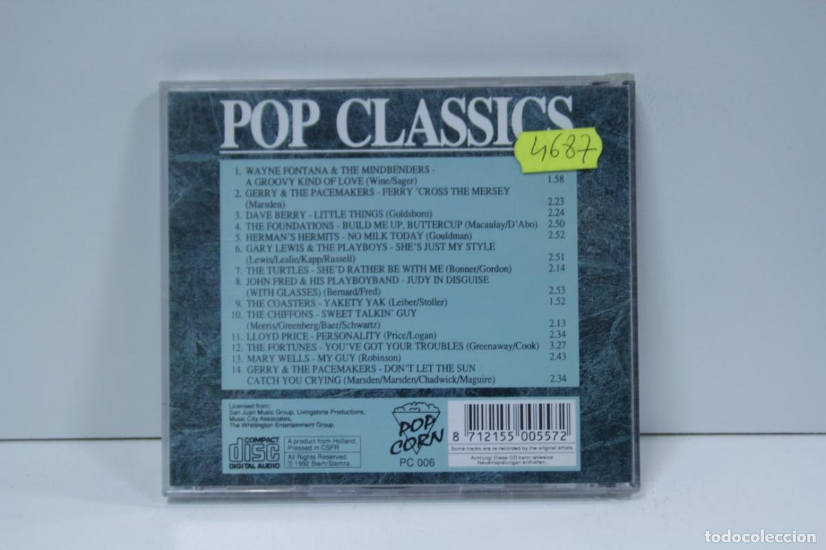 CDs de m&uacute;sica: DISCO CD. Pop Classics. COMPACT DISC. - Foto 2