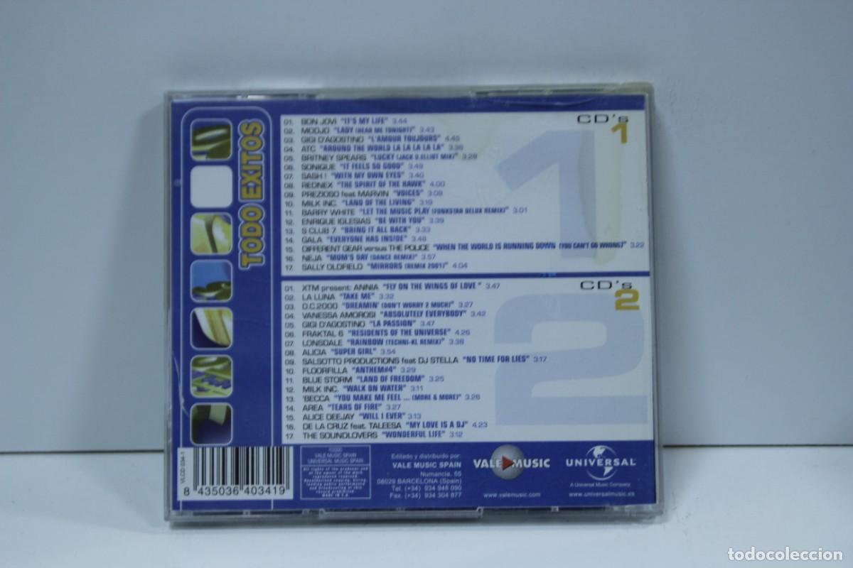 CDs de m&uacute;sica: DISCO 2 X CD. Todo &Eacute;xitos - Los Aut&eacute;nticos N&ordm; 1 Del A&ntilde;o. COMPACT DISC. - Foto 2