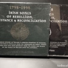 CDs de Música: IRISH SONGS OF REBELIONS, RESISTANCE & RECONCILIATION 1798-1998 -THE GOLD COLLECTION - 2 CDS PEPETO