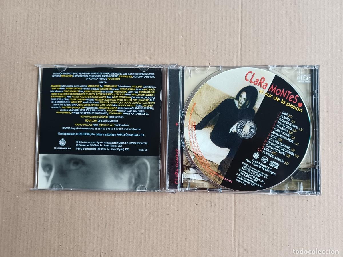 CDs de m&uacute;sica: CLARA MONTES - EL SUR DE LA PASION CD 2000 - Foto 2