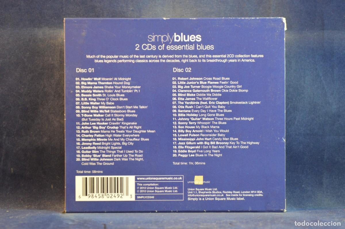 CDs de m&uacute;sica: VARIOUS - SIMPLY BLUES - 2 CD - Foto 2