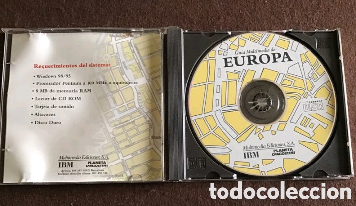 CDs de m&uacute;sica: CD-ROM. GU&Iacute;A MULTIMEDIA de EUROPA - Foto 2