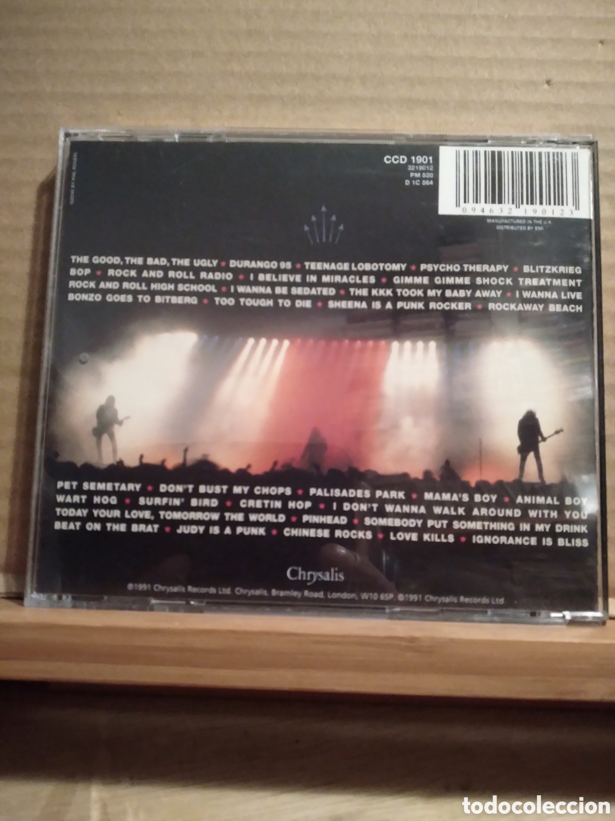 CDs de m&uacute;sica: RAMONES-LOCO LIVE-CD- - Foto 2