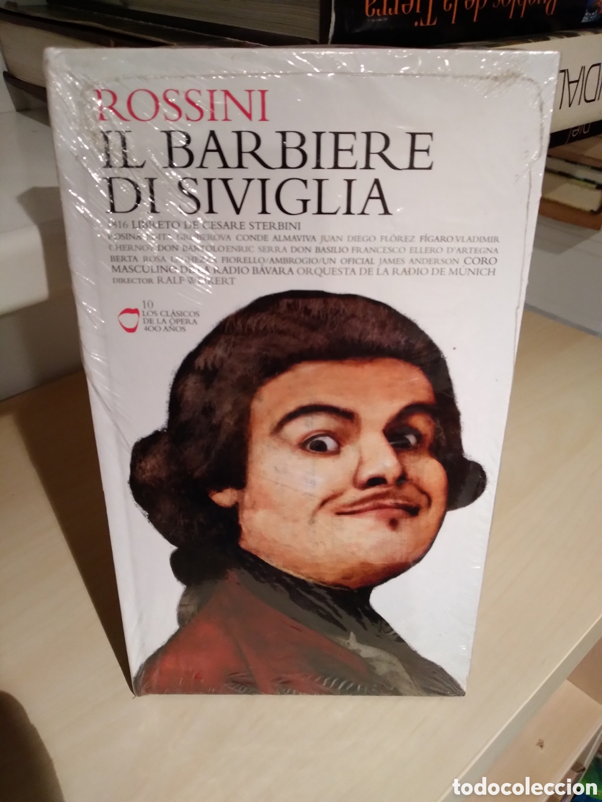 CDs de m&uacute;sica: LOS CLASICOS DE LA OPERA 400 A&Ntilde;OS-ROSSINI-IL BARBIERE DI SIVIGLIA-DOBLE CD LIBRO-PRECINTADO NUEVO-