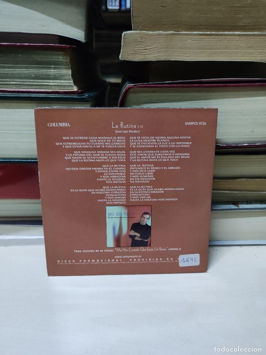 CDs de m&uacute;sica: Jos&eacute; Luis Perales &ndash; La Rutina - Foto 2