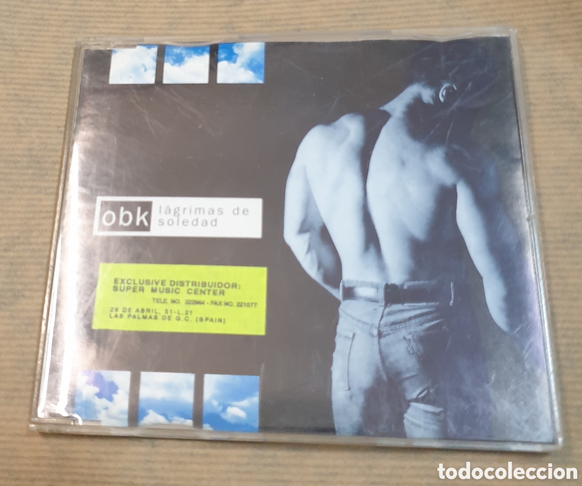 CDs de m&uacute;sica: Obk - lagrimas de soledad. Cd single - Foto 1