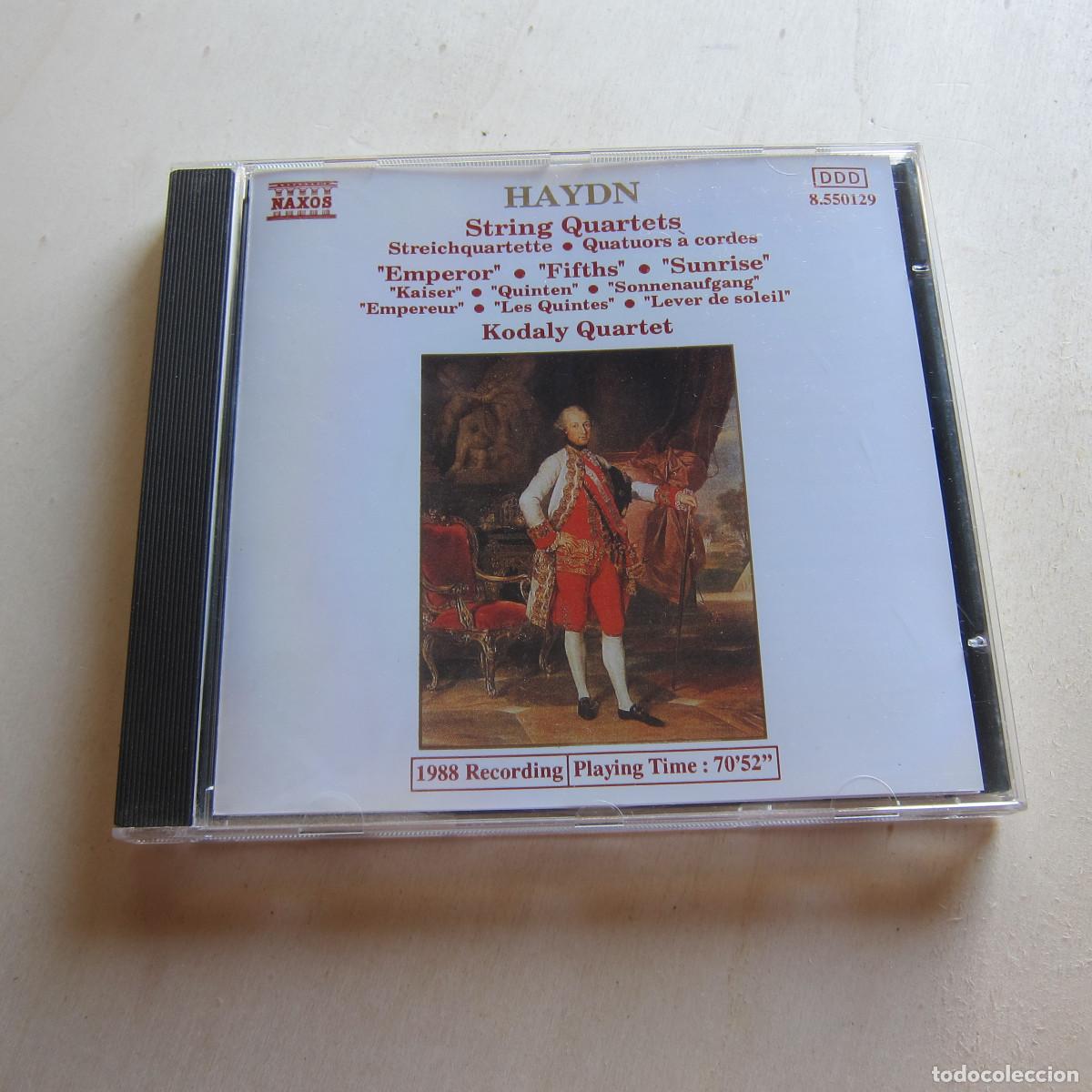 CDs de m&uacute;sica: HAYDN. STRING QUARTETS - KODALY QUARTET (NAXOS) CD - Foto 1