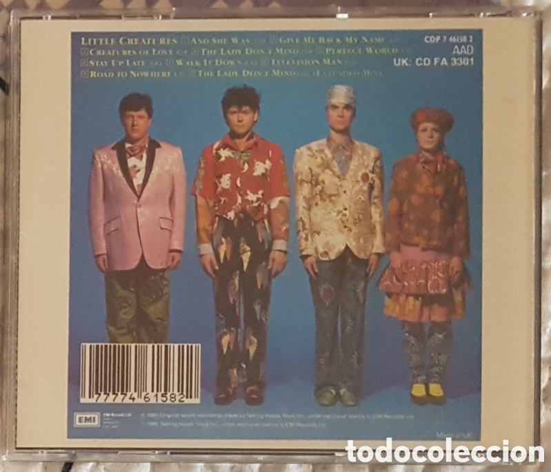 CDs de m&uacute;sica: CD TALKING HEADS - LITTLE CREATURES - Foto 3