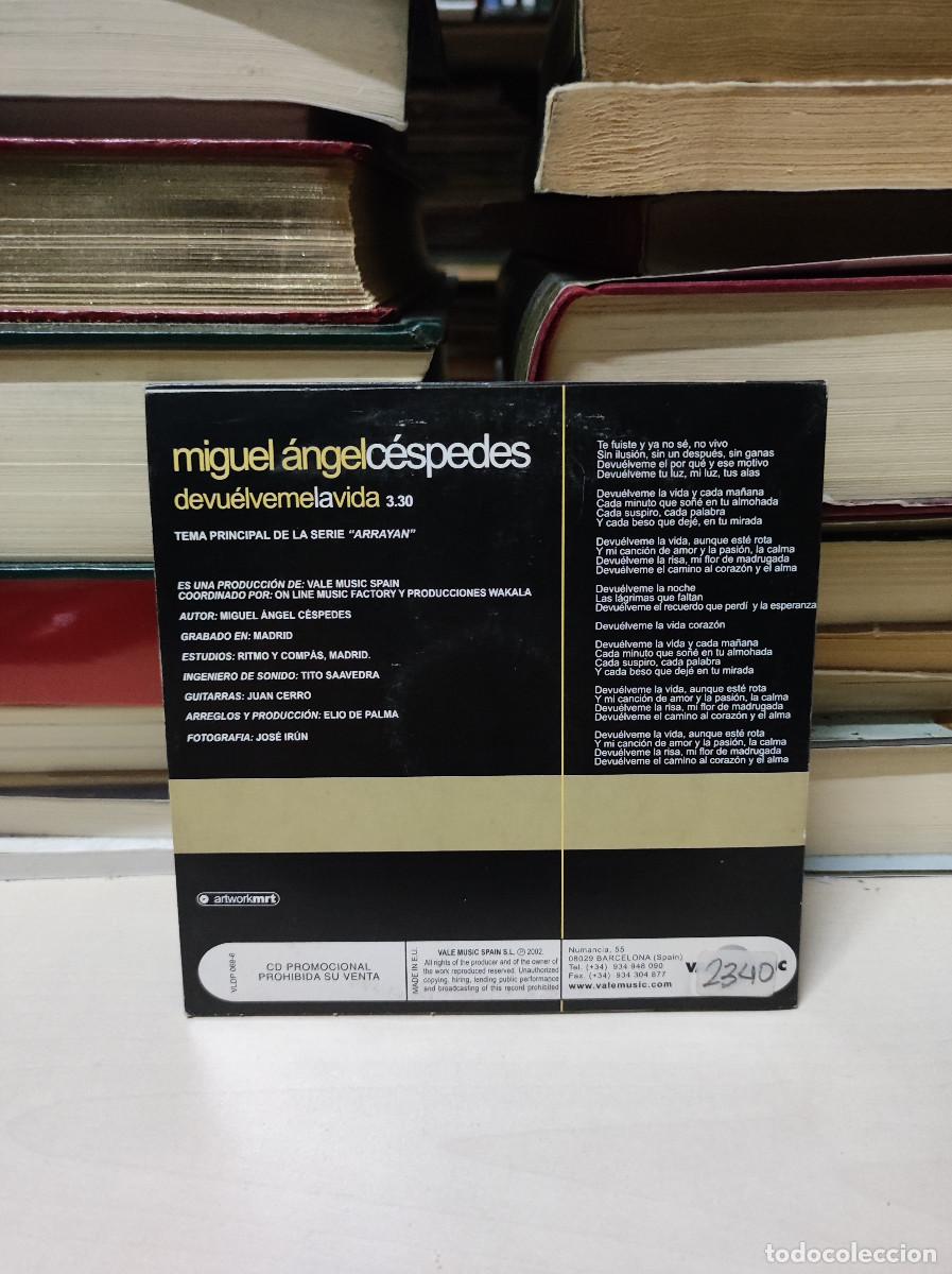 CDs de m&uacute;sica: Miguel &Aacute;ngel C&eacute;spedes &ndash; Devu&eacute;lveme La Vida - Foto 2