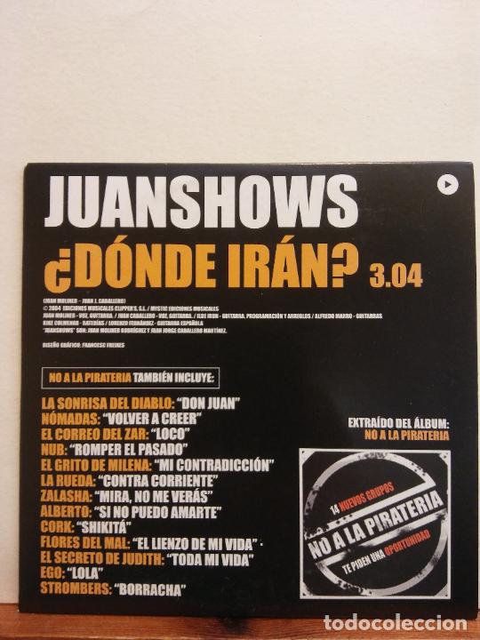 CDs de m&uacute;sica: CD. JUANSHOWS &iquest;DONDE IR&Aacute;N? - Foto 1