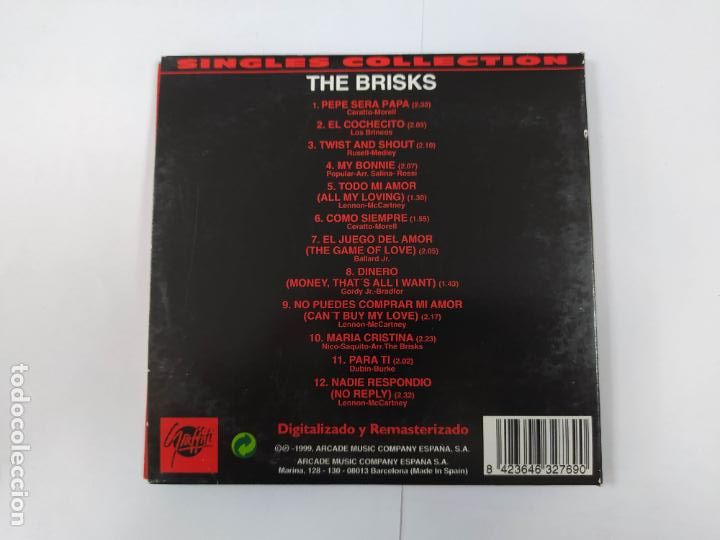 CDs de m&uacute;sica: THE BRISKS - SINGLES COLLECTION CD. TDKCD218 - Foto 3