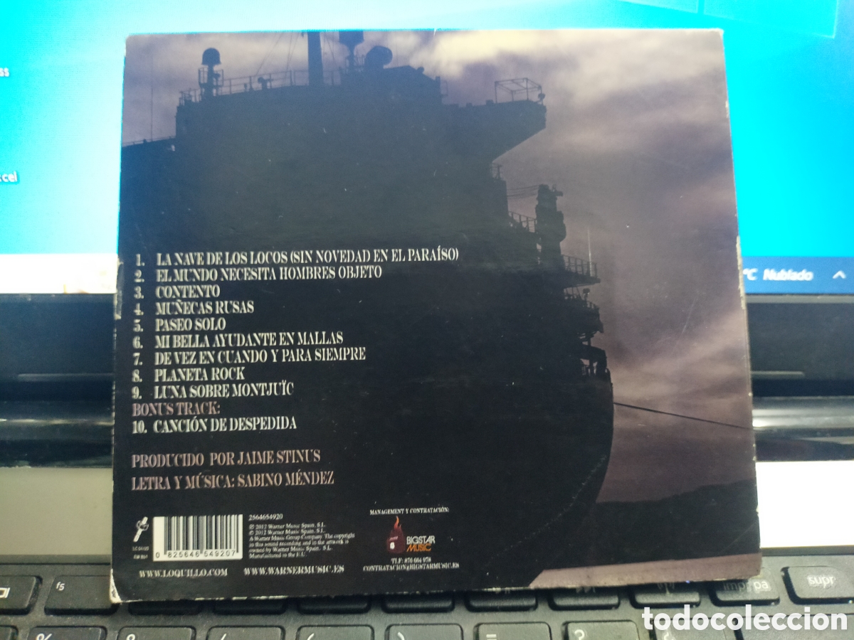 CDs de m&uacute;sica: Loquillo CD Digipack la nave de los locos 2012 - Foto 2