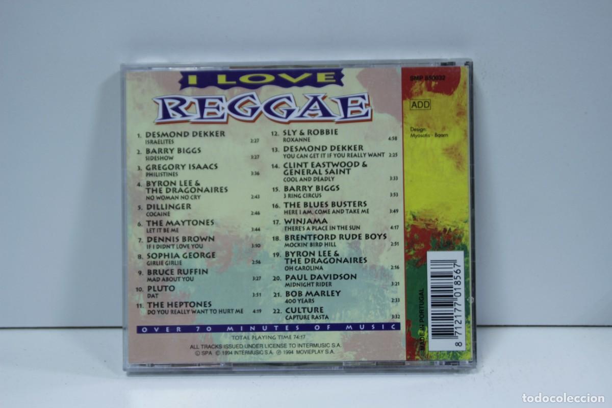 CDs de m&uacute;sica: DISCO CD. I Love Reggae. COMPACT DISC. - Foto 2