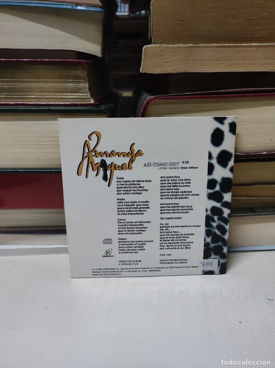 CDs de m&uacute;sica: Amanda Miguel &ndash; As&iacute; Como Hoy - Foto 2
