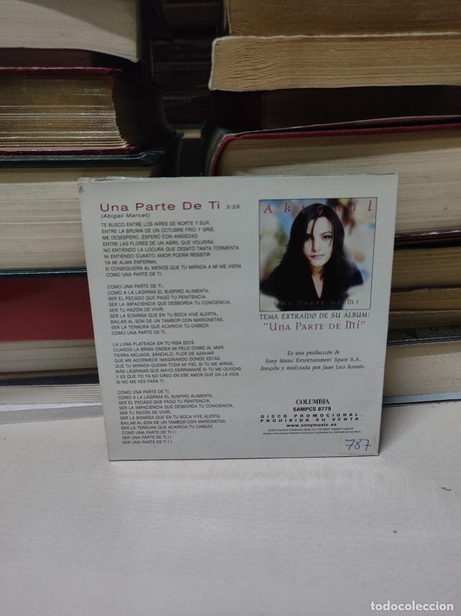 CDs de m&uacute;sica: Abigail &ndash; Una Parte De Ti - Foto 2